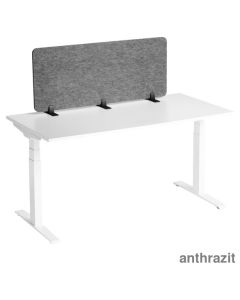 Durable Tischtrennwand "Effect" anthrazit 50 x 120 cm