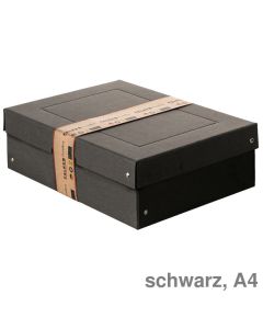 Falken Aufbewahrungsbox A4 "Pure Box" schwarz 320 x 240 x 100 mm