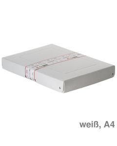 Falken Aufbewahrungsbox A4 "Pure Box Pro" weiß 240 x 320 x 40 mm