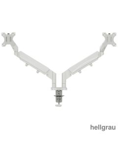 Leitz Monitorarm "Ergo Dual" hellgrau 2x9kg