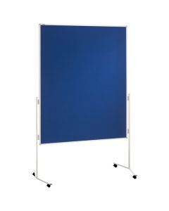 Franken Moderationstafel "Eco", einteilig, Filz blau 120 x 150 cm