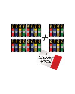 Post-it Haftmarker "Index 683" Mini mehrfarbig 11,9 x 43,2 mm 24x35Bl.