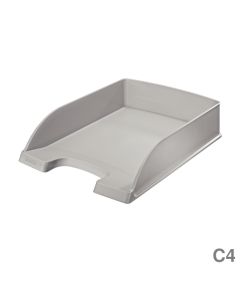 Leitz Briefkorb A4 "Plus" grau 255 x 360 x 70 mm