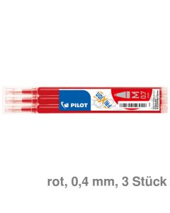 Pilot Tintenroller-Mine "FriXion Ball M" rot 0,4 mm 3St.