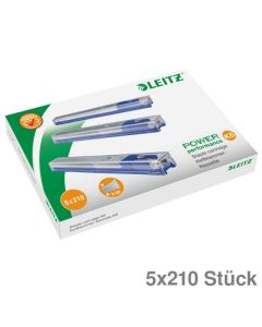Leitz Heftklammern ""Power Performance K6" 26/6 verzinkt 5x210St.