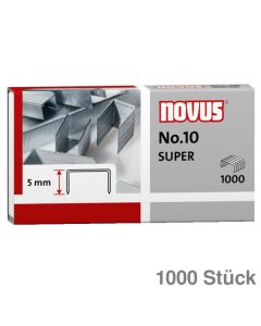 Novus Heftklammern No.10 verzinkt 1.000St.