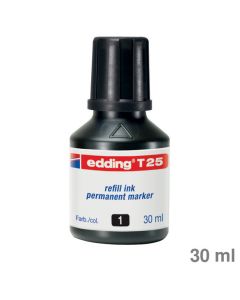 Edding Nachfülltinte "T25" schwarz 30ml