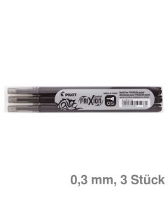 Pilot Tintenroller-Mine "FriXion Point F" schwarz 0,3 mm 3St.