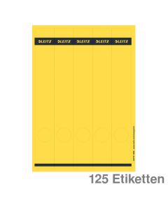 Leitz Ordner-Rückenschilder gelb 39 x 285 mm 125Et.