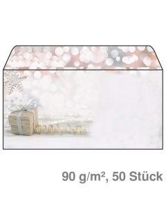 Sigel Briefumschlag DL "Christmas Surprise", ohne Fenster, nassklebend 90g/m² 50St.