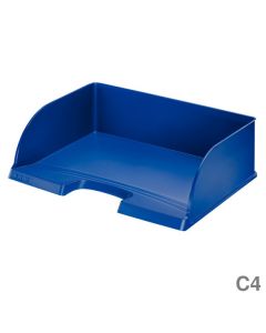Leitz Briefkorb A4 "Plus Jumbo", quer blau 363 x 273 x 103 mm