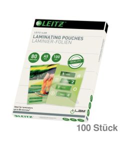 Leitz Laminierfolien "iLAM" A5 glänzend 80 my 100St.