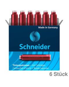 Schneider Tintenpatronen "Standard" rot 6St.