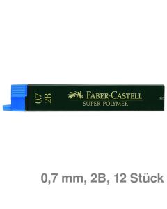 Faber-Castell Feinminen "Super-Polymer" 0,7 mm 2B 12St.