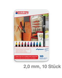 Edding Fasermaler 1300 mehrfarbig 2,0 mm 10St.