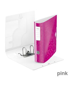 Leitz Ordner A4 "Active WOW" pink-metallic 82 mm