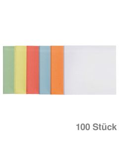 Franken Moderationskarten Quadrat, selbsthaftend mehrfarbig 9,5 x 10,5 cm 100St.