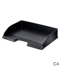 Leitz Briefkorb A4 "Plus", quer schwarz 363 x 273 x 70 mm