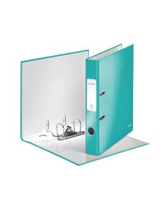 Leitz Ordner A4 "WOW" eisblau-metallic 52 mm