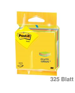 Post-it Haftnotiz-Würfel "Notes" mehrfarbig 76 x 76 mm 325Bl.