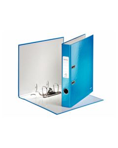 Leitz Ordner A4 "WOW" blau-metallic 52 mm