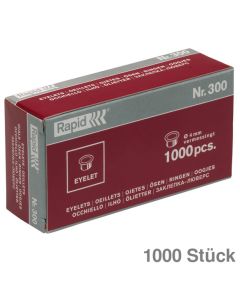 Rapid Ösen Nr. 300 Ø4mm vermessingt 1.000St.