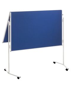 Franken Moderationstafel "Eco", klappbar, Filz blau 120 x 150 cm