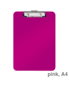 Leitz Klemmbrett A4 "WOW" pink-metallic