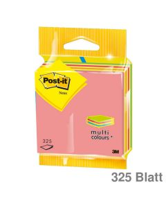 Post-it Haftnotiz-Würfel "Notes" mehrfarbig 76 x 76 mm 325Bl.