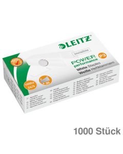 Leitz Heftklammern "Power Performance P3" 24/6, weiß verzinkt 1.000St.