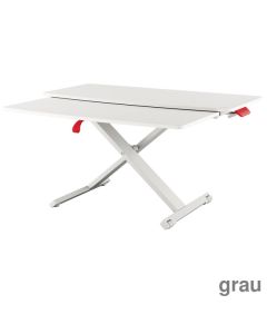 Leitz Schreibtischaufsatz "Ergo Cosy", mit Tastaturablage grau