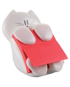 Post-it Haftnotiz-Spender "Katze" weiß