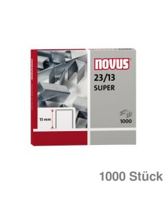 Novus Heftklammern 23/13 Super verzinkt 1.000St.