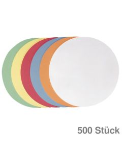 Franken Moderationskarten Kreis mehrfarbig Ø9,5cm 500St.