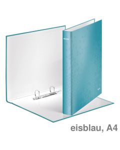 Leitz Ringbuch A4 "WOW" eisblau 25 mm 2 Ringe