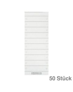Leitz Beschriftungsschilder weiß 92 x 21 mm 50St.