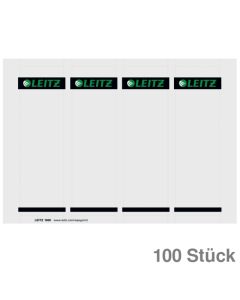 Leitz Einsteck-Rückenschilder grau 56 x 190 mm 100St.
