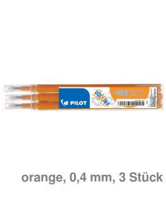 Pilot Tintenroller-Mine "FriXion Ball M" orange 0,4 mm 3St.