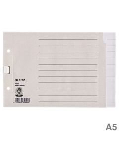 Leitz Tauen-Register A5 quer, 12-teilig blanko grau 240 x 160 mm