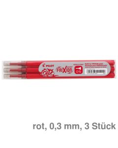 Pilot Tintenroller-Mine "FriXion Point" rot 0,3 mm 3St.