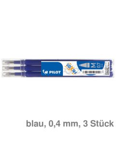 Pilot Tintenroller-Mine "FriXion Ball M" blau 0,4 mm 3St.