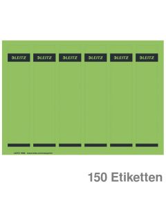 Leitz Ordner-Rückenschilder grün 39 x 191 mm 150Et.