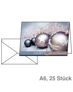 Sigel Weihnachtskarte A6 "Exquisite" 25St.