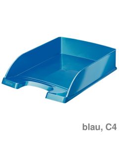 Leitz Briefkorb A4 "WOW Plus" blau 255 x 360 x 70 mm