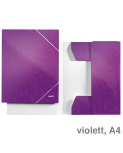 Leitz Eckspannermappe A4 "WOW" violett