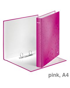 Leitz Ringbuch A4 "WOW" pink 25 mm 2 Ringe