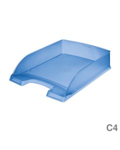 Leitz Briefkorb A4 "Plus" blau frost 255 x 360 x 70 mm