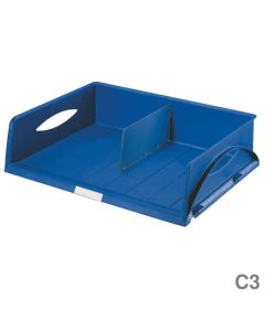Leitz Briefkorb A3 "Sorty Jumbo" quer blau 507 x 380 x 127 mm