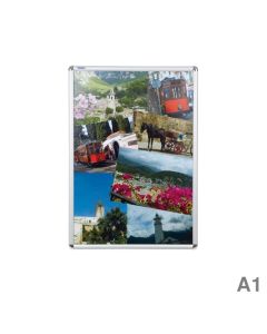 Franken Klapprahmen A1 "Standard" 25 mm silber