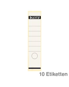 Leitz Ordner-Rückenschilder weiß 61 x 285 mm 10Et.